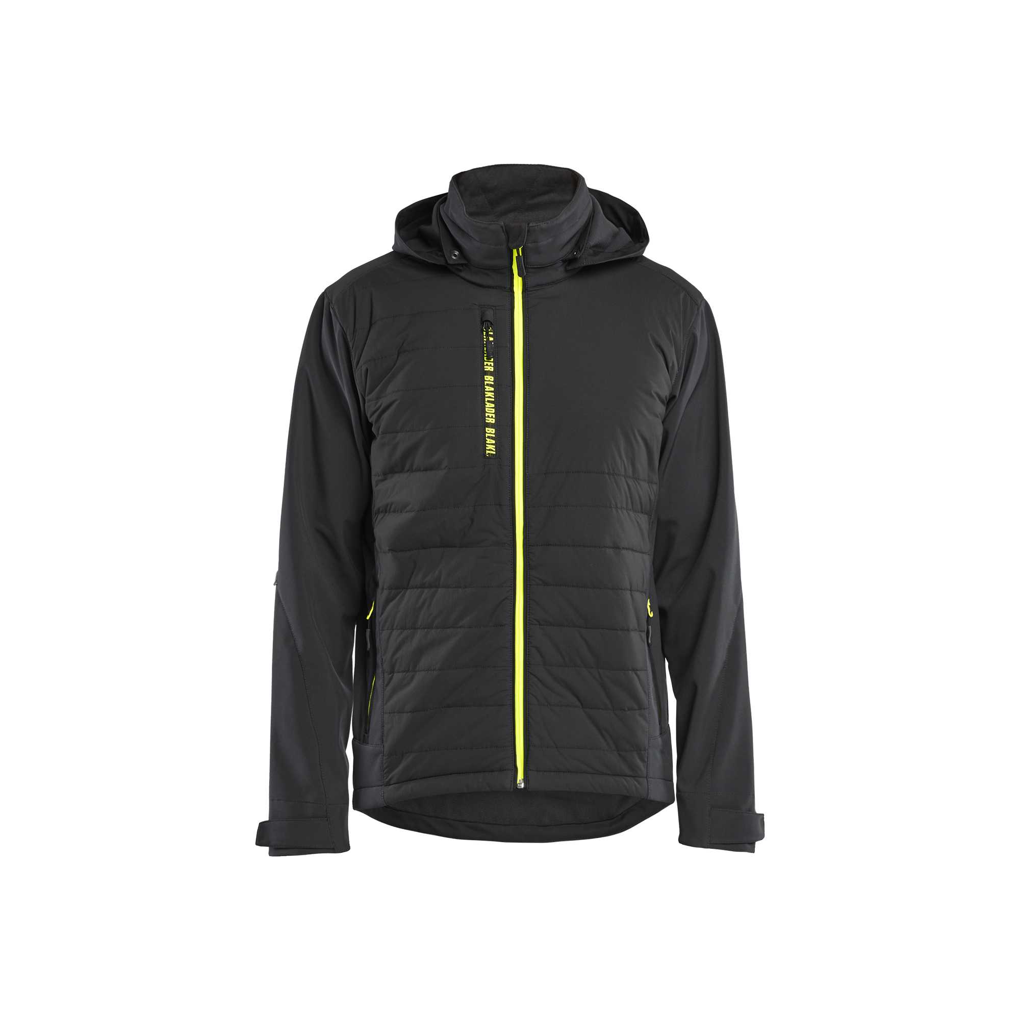 BLAKLADER 47432513 Hybrid Jacket Hi Vis Reflective Softshell Work Jacket MEN - Waterproof
